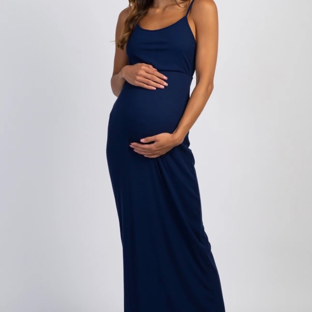 Pinkblush navy blue maxi